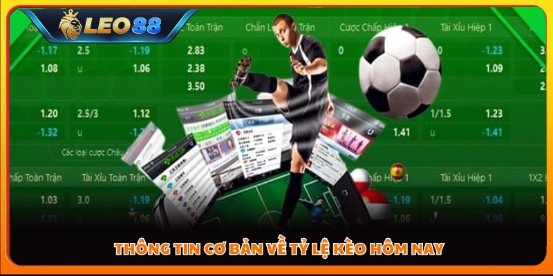 Khái quát cơ bản về tỷ lệ kèo hôm nay